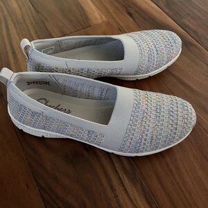 Skechers Gray Comfortable Slip-In Loafers